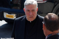 July 13, 2022  NEW YORK   
Funeral for Award wining actor Gennaro Anthony ‘Tony’ Sirico. Friends and Family packed the Church 
to pay respects to him and his family, Tony's biggest role was in the "HBO series "The Sopranos'" . The funeral  was held at the Basilica of Regina Pacis in the Bensonhurst neighborhood in Brooklyn N.Y. where he grew up, A Mass of Christian burial was celebrated by his brother Fr. Robert Sirico at the church.    Fr. robert Sirico