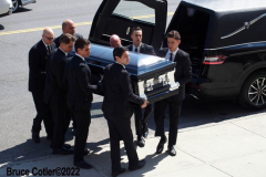 July 13, 2022  NEW YORK   
Funeral for Award wining actor Gennaro Anthony ‘Tony’ Sirico. Friends and Family packed the Church 
to pay respects to him and his family, Tony's biggest role was in the "HBO series "The Sopranos'" . The funeral  was held at the Basilica of Regina Pacis in the Bensonhurst neighborhood in Brooklyn N.Y. where he grew up, A Mass of Christian burial was celebrated by his brother Fr. Robert Sirico at the church.