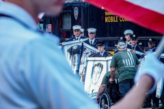 The Tunnel to Tower 5k run and walk in NYC filled with runners of all kinds to commemorate the run on 9/11 of Fireman Stephen Siller from Brooklyn to Manhattan through the Hugh L. Carey tunnel.
The run pays tribute to the 343 FDNY firefighters, 71 law enforcement officers and thousands of civilians who lost their lives on that catastrophic day 20 years ago. All proceeds to the event go to supporting those of first responders and injured service members. 
Service members adorned with images of those lost and holding flags lined the streets in support of the runners as they passed through the tunnel and ran their way through lower Manhattan to the finish line. (C) Bianca Otero, September 26, 2021