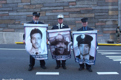 New York,  September 26, 2021 20th Tunnel 2 Tower Run. Runners start in Brooklyn run thru the Hugh L. Carey Tunnel and end the run by the Freedom tower in Manhattan.