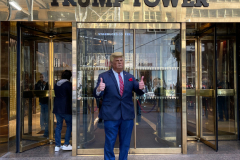 Donald Trump Impersonator NYC at Trump Towers Fifth Avenue NYC November 18, 2021