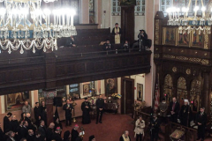 Other religious assemblies came together to pray to offer prayers and support for Ukraine and people affected by the war. 
NY Governor Kathy Hochul also came in attendance, showing her support and expressing the admiration for the resilience of Ukrainian people. 
Amongst other who attended were, Rev. Dr Chryssavgis, H.E. Antony of Hierapolis, Rabbi Joseph Potasnik, H.E. Timothy Cardinal Dolan, Ukrainian Ambassador to the United States, Sergyi Kyslytsya, H.E. Archbishop Elpidophoros of America and others. Wednesday, March 9, 2022. New York, New York. (C) Bianca Otero