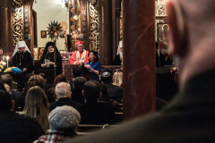 Other religious assemblies came together to pray to offer prayers and support for Ukraine and people affected by the war. 
NY Governor Kathy Hochul also came in attendance, showing her support and expressing the admiration for the resilience of Ukrainian people. 
Amongst other who attended were, Rev. Dr Chryssavgis, H.E. Antony of Hierapolis, Rabbi Joseph Potasnik, H.E. Timothy Cardinal Dolan, Ukrainian Ambassador to the United States, Sergyi Kyslytsya, H.E. Archbishop Elpidophoros of America and others. Wednesday, March 9, 2022. New York, New York. (C) Bianca Otero