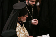 Other religious assemblies came together to pray to offer prayers and support for Ukraine and people affected by the war. 
NY Governor Kathy Hochul also came in attendance, showing her support and expressing the admiration for the resilience of Ukrainian people. 
Amongst other who attended were, Rev. Dr Chryssavgis, H.E. Antony of Hierapolis, Rabbi Joseph Potasnik, H.E. Timothy Cardinal Dolan, Ukrainian Ambassador to the United States, Sergyi Kyslytsya, H.E. Archbishop Elpidophoros of America and others. Wednesday, March 9, 2022. New York, New York. (C) Bianca Otero