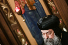 Other religious assemblies came together to pray to offer prayers and support for Ukraine and people affected by the war. 
NY Governor Kathy Hochul also came in attendance, showing her support and expressing the admiration for the resilience of Ukrainian people. 
Amongst other who attended were, Rev. Dr Chryssavgis, H.E. Antony of Hierapolis, Rabbi Joseph Potasnik, H.E. Timothy Cardinal Dolan, Ukrainian Ambassador to the United States, Sergyi Kyslytsya, H.E. Archbishop Elpidophoros of America and others. Wednesday, March 9, 2022. New York, New York. (C) Bianca Otero