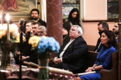 Other religious assemblies came together to pray to offer prayers and support for Ukraine and people affected by the war. 
NY Governor Kathy Hochul also came in attendance, showing her support and expressing the admiration for the resilience of Ukrainian people. 
Amongst other who attended were, Rev. Dr Chryssavgis, H.E. Antony of Hierapolis, Rabbi Joseph Potasnik, H.E. Timothy Cardinal Dolan, Ukrainian Ambassador to the United States, Sergyi Kyslytsya, H.E. Archbishop Elpidophoros of America and others. Wednesday, March 9, 2022. New York, New York. (C) Bianca Otero