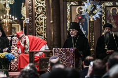 Other religious assemblies came together to pray to offer prayers and support for Ukraine and people affected by the war. 
NY Governor Kathy Hochul also came in attendance, showing her support and expressing the admiration for the resilience of Ukrainian people. 
Amongst other who attended were, Rev. Dr Chryssavgis, H.E. Antony of Hierapolis, Rabbi Joseph Potasnik, H.E. Timothy Cardinal Dolan, Ukrainian Ambassador to the United States, Sergyi Kyslytsya, H.E. Archbishop Elpidophoros of America and others. Wednesday, March 9, 2022. New York, New York. (C) Bianca Otero