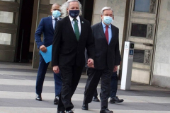 April 19, 2022  United Nations
United Nations Secretary General Antonio Guterres holds a press encounter in front of the peace sculpture on the United Nation grounds. He asking for an Orthodox Holy Week humanitarian pause to the war in the Ukraine.
