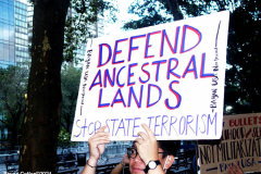 New York,  September 21, United Nations convenes its General Assembly political figures from around the world come and speak
to other nations leaders while outside of the United Nations various protest occur. Tight security has blocked off a large area surrounding the  United Nations Building.