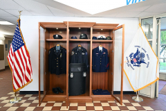 USCG Sector New York
UPH Renaming Ceremony
June 09, 2021
Sector New York
Staten Island, NY

For credit:  Mary DiBiase Blaich
The US Coast Guard renamed personnel housing after a NYPD/USCG Reserve 9/11 hero, Vincent G Danz. He died responding to the 9/11 attack.  Attending the ceremony were Police Commissioner Dermot Shea; Sector New York Commander Zeita Merchant; Angela Danz-Donohue, widow of Vincent Danz; and their three children.