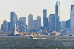 USCG CLARENCE SUTPHIN
The USCG Clarence Sutphin sails into New York this morning.  The ship will be commissioned at the Intrepid later this week.ED LATER THIS WEEK AT THE INTREPID.
Photo by Mary DiBiase Blaich