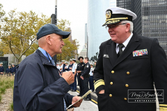Monday, October 04, 2021
USCG Memorial Rededication
The Battery 
New York, NY
Photographs by
Mary DiBiase Blaich
The Coast Guard Memorial sculpture created by Norman Millet Thomas was originally dedicated in 1954.  Today, it was rededicated
In a new plaza created in front of the Coast Guard building in lower Manhattan.  Among the dignitaries attending were USCG Commandant Karl Schultz; Rear Admiral Thomas G. Allan, Commander, First Coast Guard District; Captain Zeita Merchant, Commander, Coast Guard Sector New York; State Senator Brian Kavanagh; Congressman Jerrold Nadler, and Warrie Price, President and Founder, The Battery Conservancy.  A reception followed at the historic Fraunces Tavern.