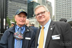 Monday, October 04, 2021
USCG Memorial Rededication
The Battery 
New York, NY
Photographs by
Mary DiBiase Blaich
The Coast Guard Memorial sculpture created by Norman Millet Thomas was originally dedicated in 1954.  Today, it was rededicated
In a new plaza created in front of the Coast Guard building in lower Manhattan.  Among the dignitaries attending were USCG Commandant Karl Schultz; Rear Admiral Thomas G. Allan, Commander, First Coast Guard District; Captain Zeita Merchant, Commander, Coast Guard Sector New York; State Senator Brian Kavanagh; Congressman Jerrold Nadler, and Warrie Price, President and Founder, The Battery Conservancy.  A reception followed at the historic Fraunces Tavern.