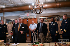 Monday, October 04, 2021
USCG Memorial Rededication
The Battery 
New York, NY
Photographs by
Mary DiBiase Blaich
The Coast Guard Memorial sculpture created by Norman Millet Thomas was originally dedicated in 1954.  Today, it was rededicated
In a new plaza created in front of the Coast Guard building in lower Manhattan.  Among the dignitaries attending were USCG Commandant Karl Schultz; Rear Admiral Thomas G. Allan, Commander, First Coast Guard District; Captain Zeita Merchant, Commander, Coast Guard Sector New York; State Senator Brian Kavanagh; Congressman Jerrold Nadler, and Warrie Price, President and Founder, The Battery Conservancy.  A reception followed at the historic Fraunces Tavern.