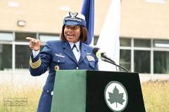 Monday, October 04, 2021
USCG Memorial Rededication
The Battery 
New York, NY
Photographs by
Mary DiBiase Blaich
The Coast Guard Memorial sculpture created by Norman Millet Thomas was originally dedicated in 1954.  Today, it was rededicated
In a new plaza created in front of the Coast Guard building in lower Manhattan.  Among the dignitaries attending were USCG Commandant Karl Schultz; Rear Admiral Thomas G. Allan, Commander, First Coast Guard District; Captain Zeita Merchant, Commander, Coast Guard Sector New York; State Senator Brian Kavanagh; Congressman Jerrold Nadler, and Warrie Price, President and Founder, The Battery Conservancy.  A reception followed at the historic Fraunces Tavern.