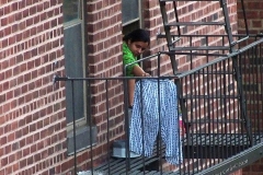 Daily life on view outside my window.