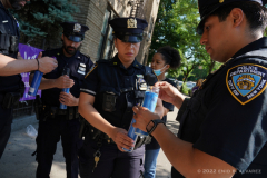 NYPD light candles for slain Transit Officer Adrianna Reyes-Gomez. Bronx residents, NYPD officials and Bronx elected officials hold a Candlelight Vigil in honor and in memory of NYPD Transit Officer Adrianna Reyes-Gomez who was brutally murdered in her Bronx apartment at 780 Grand Concourse, Bronx, New York 10451 on Wednesday, June 15, 2022

Photography by Enid B. Alvarez