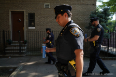 NYPD light candles for slain Transit Officer Adrianna Reyes-Gomez. Bronx residents, NYPD officials and Bronx elected officials hold a Candlelight Vigil in honor and in memory of NYPD Transit Officer Adrianna Reyes-Gomez who was brutally murdered in her Bronx apartment at 780 Grand Concourse, Bronx, New York 10451 on Wednesday, June 15, 2022

Photography by Enid B. Alvarez