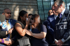 Jullissa Reyes, sister of slain Transit Officer Adrianna Reyes-Gomez along with Bronx residents, NYPD officials and Bronx elected officials hold a Candlelight Vigil in honor and in memory of NYPD Transit Officer Adrianna Reyes-Gomez who was brutally murdered in her Bronx apartment at 780 Grand Concourse, Bronx, New York 10451 on Wednesday, June 15, 2022

Photography by Enid B. Alvarez