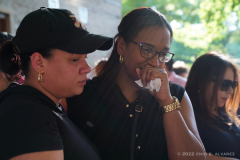 Jullissa Reyes, sister of slain Transit Officer Adrianna Reyes-Gomez along with Bronx residents, NYPD officials and Bronx elected officials hold a Candlelight Vigil in honor and in memory of NYPD Transit Officer Adrianna Reyes-Gomez who was brutally murdered in her Bronx apartment at 780 Grand Concourse, Bronx, New York 10451 on Wednesday, June 15, 2022

Photography by Enid B. Alvarez