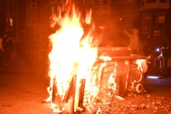 Protestors in West Philly set fire to property following a fatal police involved shooting.