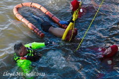 December 12, 2021  New York , FDNY and NYPD  recover body of fisherman who fell into the water and hit his head on a piling at the Canarsie pier this morning.
©Lloyd Mitchell2021