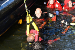 December 12, 2021  New York , FDNY and NYPD  recover body of fisherman who fell into the water and hit his head on a piling at the Canarsie pier this morning.
©Lloyd Mitchell2021