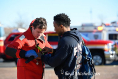 December 12, 2021  New York , FDNY and NYPD  recover body of fisherman who fell into the water and hit his head on a piling at the Canarsie pier this morning.
©Lloyd Mitchell2021