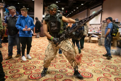 Cosplayers attend the Winter Con Convention at Resorts World NYC in Jamaica, Queens, on Mar. 12, 2022. (Photo by Gabriele Holtermann)