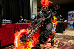 Cosplayers attend the Winter Con Convention at Resorts World NYC in Jamaica, Queens, on Mar. 12, 2022. (Photo by Gabriele Holtermann)