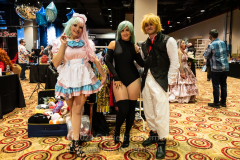 Cosplayers attend the Winter Con Convention at Resorts World NYC in Jamaica, Queens, on Mar. 12, 2022. (Photo by Gabriele Holtermann)