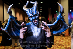 Cosplayers attend the Winter Con Convention at Resorts World NYC in Jamaica, Queens, on Mar. 12, 2022. (Photo by Gabriele Holtermann)