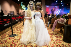 Cosplayers attend the Winter Con Convention at Resorts World NYC in Jamaica, Queens, on Mar. 12, 2022. (Photo by Gabriele Holtermann)