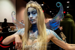 Cosplayers attend the Winter Con Convention at Resorts World NYC in Jamaica, Queens, on Mar. 12, 2022. (Photo by Gabriele Holtermann)
