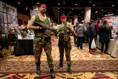 Cosplayers attend the Winter Con Convention at Resorts World NYC in Jamaica, Queens, on Mar. 12, 2022. (Photo by Gabriele Holtermann)