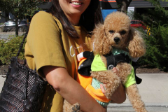 New York,  October 2, 2021  Bergen County’s most fashionable pups are encouraged to dress up and strut their stuff on the red carpet and pose for a photos the Puparazzi Pooch Parade.