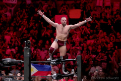 Pictured: Bryan Danielson. Wrestlers from AEW (All Elite Wrestling) fought each other in the ring under the roof of Arthur Ashe Stadium in Flushing NY on September 22, 2021 during a live televised broadcast of AEW Dynamite: Grand Slam. (Photo by Andrew Schwartz)