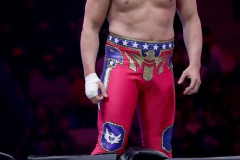 Pictured: Cody Rhodes.
Wrestlers from AEW (All Elite Wrestling) fought each other in the ring under the roof of Arthur Ashe Stadium in Flushing NY on September 22, 2021 during a live televised broadcast of AEW Dynamite: Grand Slam. (Photo by Andrew Schwartz)