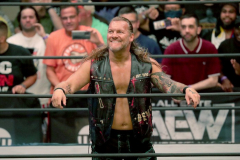 Pictured: Chris Jericho 
Wrestlers from AEW (All Elite Wrestling) fought each other in the ring under the roof of Arthur Ashe Stadium in Flushing NY on September 22, 2021 during a live televised broadcast of AEW Rampage: Grand Slam. (Photo by Andrew Schwartz)