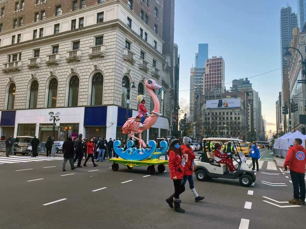 34th Street NYC – Thanksgiving Day Parade per-filming