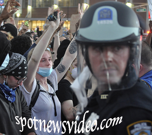 Barclay’s Protesters Clash With NYPD
