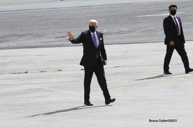 President Joe Biden Departs from John F.Kennedy Airport After Speaking at the United Nations General Assembly