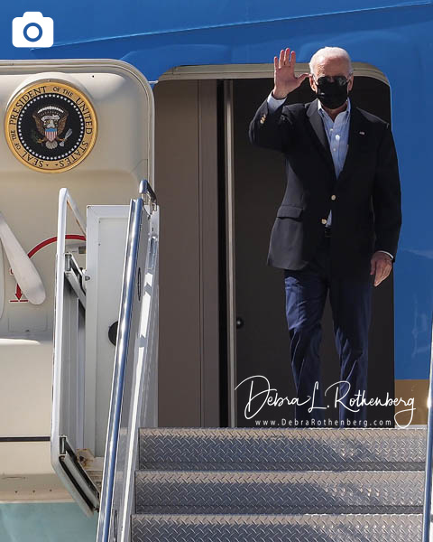 President Biden Arrives In New York To Survey Hurricane Ida Storm Damage