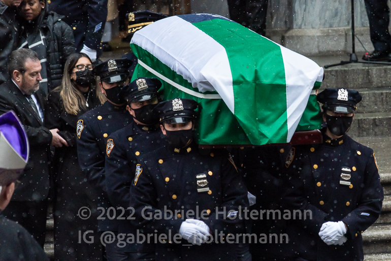 Funeral For NYPD Officer Jason Rivera