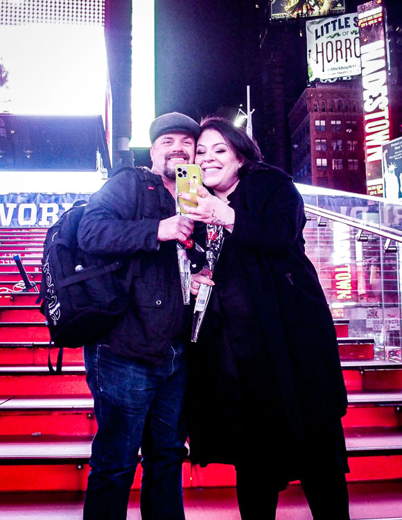 “Love in Times Square” On Valentine’s Day