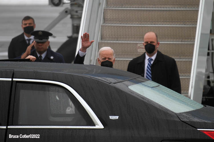 President Joseph R. Biden Arrives at John F. Kennedy Airport
