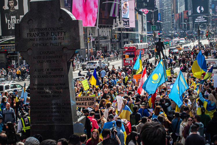 NYC Mothers March: Save Ukrainian Children