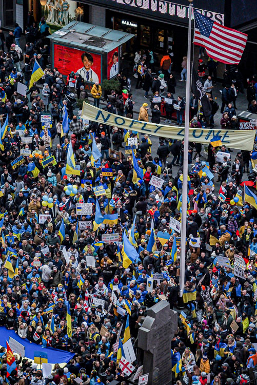 Largest Protest Yet in NYC Against Ukrainian War
