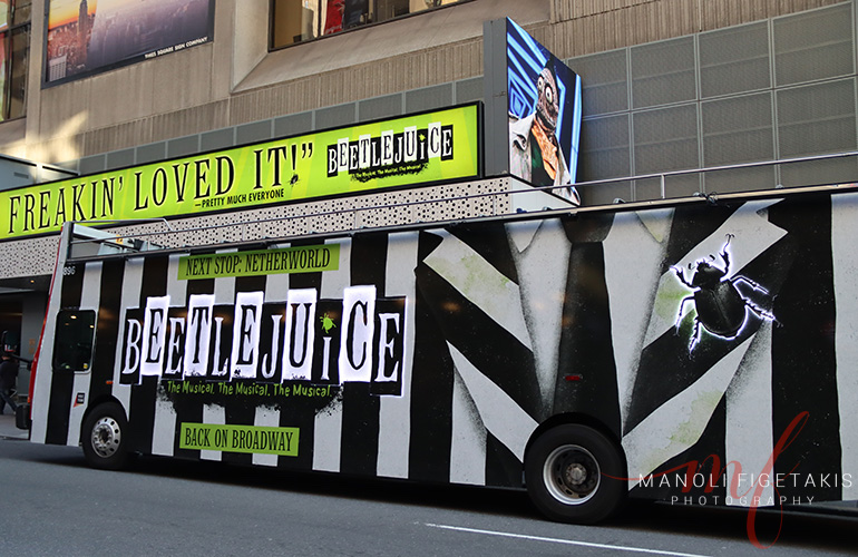 Beetlejuice the Musical is back on Broadway in New York City!