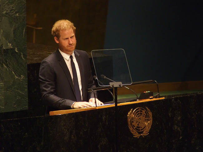United Nations Nelson Mandela Day With Prince Harry